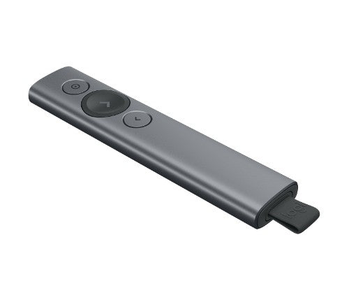 Logitech 910-004654 wireless presenter Bluetooth/RF Gray