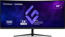 Viewsonic VX3418C-2K computer monitor 34" 3440 x 1440 pixels UltraWide Quad HD Black