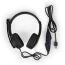 Aluratek AWHU02FB headphones/headset Wired Head-band Calls/Music USB Type-A Black