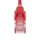 StarTech.com N6PAT9INRDS networking cable Red 7.87" (0.2 m) Cat6 U/UTP (UTP)