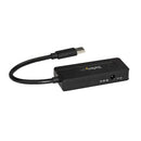 StarTech.com ST4300MINI interface hub USB 3.2 Gen 1 (3.1 Gen 1) Type-A 5000 Mbit/s Black