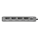 StarTech.com QUAD-USB-HDMI-ADAPT laptop dock/port replicator Wired USB 3.2 Gen 1 (3.1 Gen 1) Type-C Gray