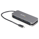 StarTech.com HB30CM4AB interface hub USB 3.2 Gen 1 (3.1 Gen 1) Type-C 5000 Mbit/s Black, Gray