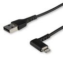 StarTech.com RUSBLTMM2MBR lightning cable 78.7" (2 m) Black