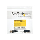StarTech.com DP2HD4K60S video cable adapter 8.46" (0.215 m) DisplayPort HDMI Black