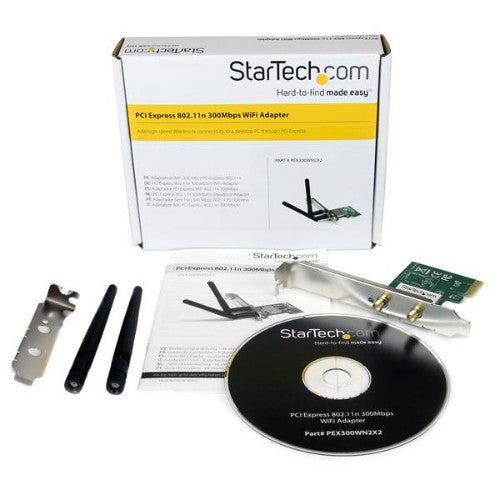 StarTech.com PEX300WN2X2 network card Internal WLAN 300 Mbit/s