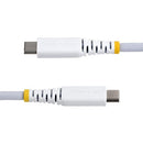 StarTech.com USB2CC1FTNCBRWH USB cable USB 2.0 11.8" (0.3 m) USB C White