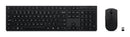 Lenovo 4X31R64316 keyboard Mouse included Office RF Wireless + Bluetooth QWERTY US English Gray