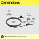 HP Essential Nano Combination Cable Lock