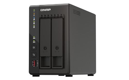 QNAP TS-253E NAS Tower Intel® Celeron® J6412 8 GB 0 TB QNAP Turbo System Black