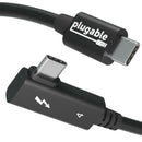 Plugable Technologies TBT4-240W-80CMR Thunderbolt cable 31.5" (0.8 m) 40 Gbit/s Black