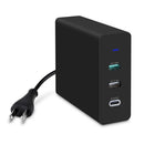 4XEM 4XUSBCAAPWR75W mobile device charger Indoor Black