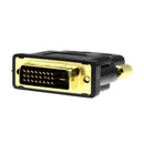 Rocstor Y10C126-B1 cable gender changer DVI-D HDMI Black