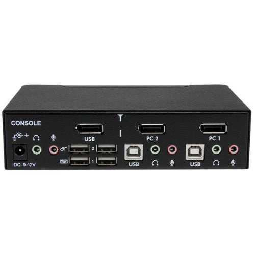 StarTech.com SV231DPUA KVM switch Black