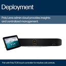 Poly Studio X72 All-In-One Video Bar with TC10 Controller Kit