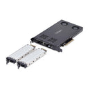 StarTech.com 2M2-REMOVABLE-PCIE drive bay panel Backplane Black