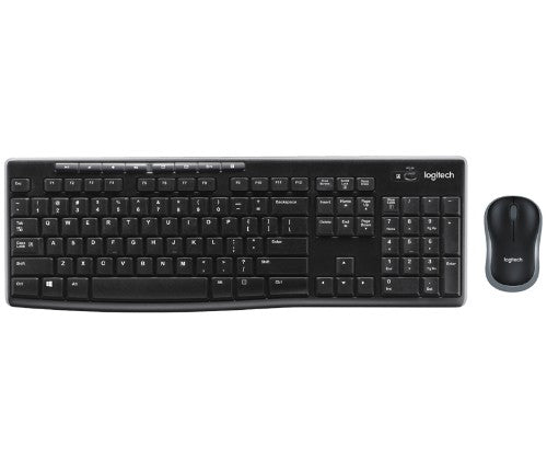 Logitech MK270 keyboard Mouse included Office RF Wireless Black