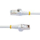 StarTech.com NLWH-6IN-CAT6A-PATCH networking cable White 5.98" (0.152 m) S/FTP (S-STP)
