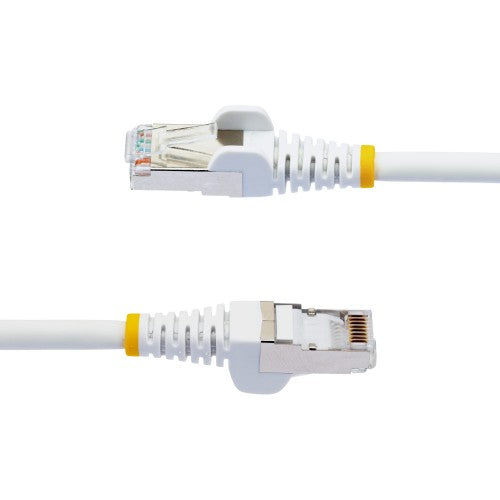 StarTech.com NLWH-6IN-CAT6A-PATCH networking cable White 5.98" (0.152 m) S/FTP (S-STP)
