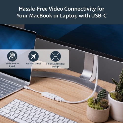 StarTech.com CDP2HDW USB graphics adapter 3840 x 2160 pixels White