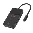 4XEM 4X4N1HDMIWLHUB interface hub USB Type-C 5000 Mbit/s Black