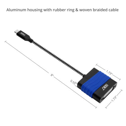 Siig CB-TC0711-S1 USB graphics adapter 1920 x 1200 pixels Black, Blue
