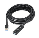 Siig JU-CB0711-S1 USB cable USB 3.2 Gen 1 (3.1 Gen 1) 590.6" (15 m) USB A Black