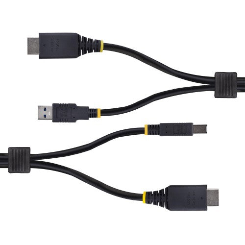 StarTech.com HU12210-KVM-CABLE KVM cable Black 122" (3.1 m)