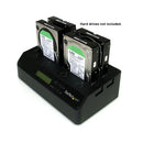 StarTech.com SATDOCK4U3RE media duplicator HDD duplicator Black 3 copies