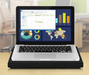 Aluratek ACP01FB laptop cooling pad 17" Black