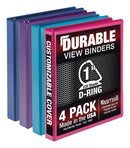 Samsill Durable ring binder A4 Blue, Dark Blue, Pink, Purple