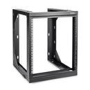 Rocstor Y10E028-B1 rack cabinet 12U Wall mounted rack Black