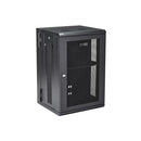 StarTech.com RK1820WALHM rack cabinet 18U Wall mounted rack Black