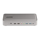 StarTech.com 129N-USBC-KVM-DOCK laptop dock/port replicator Wired USB 3.2 Gen 2 (3.1 Gen 2) Type-C Silver