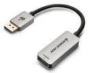 iogear GDPHD8KA cable gender changer DisplayPort HDMI Black, Silver