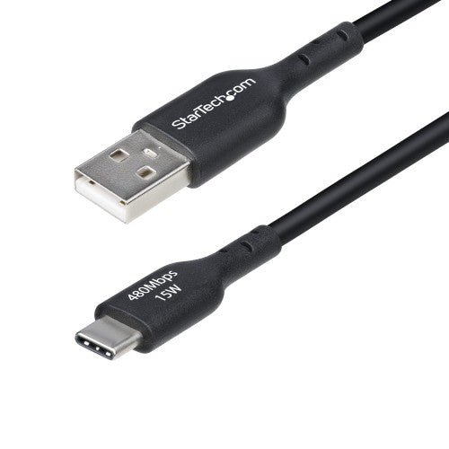 StarTech.com USB2AC6INCHBK USB cable USB 2.0 5.91" (0.15 m) USB A USB C Black