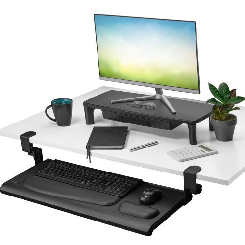 Kensington SmartFit® Clamp-On Keyboard Drawer