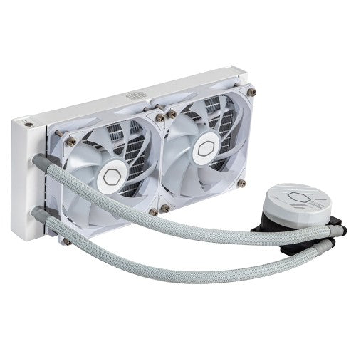 Cooler Master MasterLiquid 240L Core ARGB White Processor Liquid cooling kit 4.72" (12 cm)