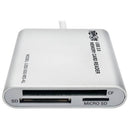 Tripp Lite U352-000-MD-AL card reader USB 3.2 Gen 1 (3.1 Gen 1) Type-A Silver