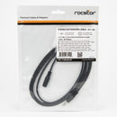 Rocstor Y10A223-B1 audio cable 70.9" (1.8 m) 3.5mm Black