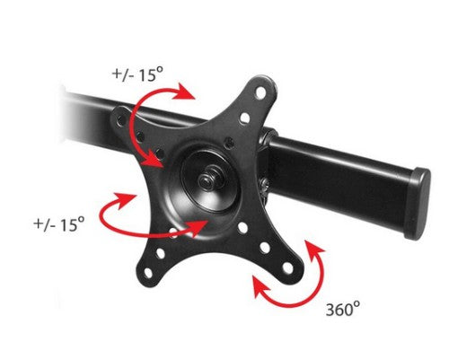 Siig CE-MT1712-S2 monitor mount / stand 27" Black Desk