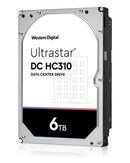 Western Digital Ultrastar DC HC310 (7K6) internal hard drive 6 TB 7200 RPM 256 MB 3.5" SAS