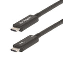 StarTech.com A40G2MB-TB4-CABLE Thunderbolt cable 78.7" (2 m) 40 Gbit/s Black