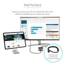 StarTech.com DK30CHPH mobile device dock station Tablet/Smartphone Black, Gray