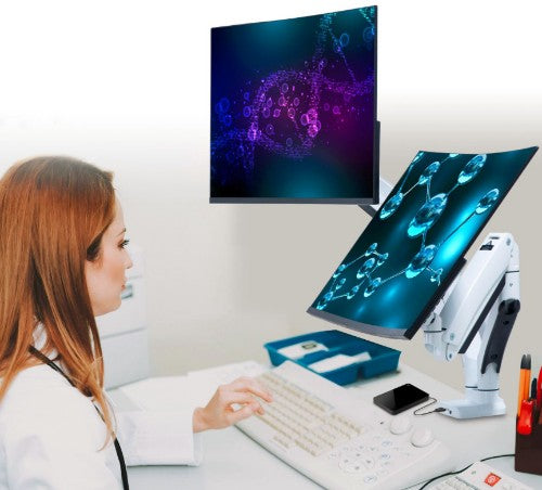 Siig CE-MT3211-S1 monitor mount / stand 35" White Desk