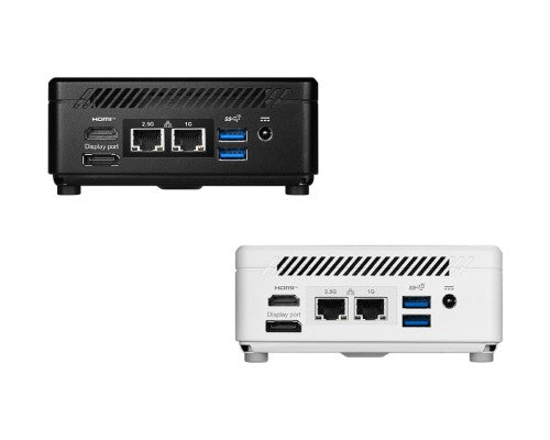 MSI Cubi 12M 015BUS Intel® Core™ i5 i5-1235U DDR4-SDRAM HDD+SSD Mini PC Workstation Black, White