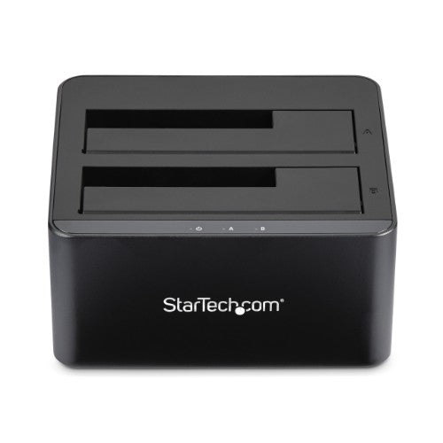 StarTech.com SDOCK2U33V storage drive docking station USB 3.2 Gen 1 (3.1 Gen 1) Type-B Black