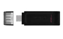 Kingston Technology DataTraveler 70 USB flash drive 256 GB USB Type-C 3.2 Gen 1 (3.1 Gen 1) Black