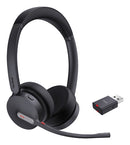Yealink WH64 Hybrid Dual UC Headset Wireless Head-band Office/Call center Micro-USB Bluetooth Black