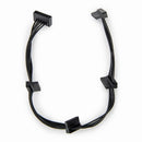 Rocstor Y10C874-B1 SATA cable 15.4" (0.39 m) SATA 15-pin 4 x SATA 15-pin Black